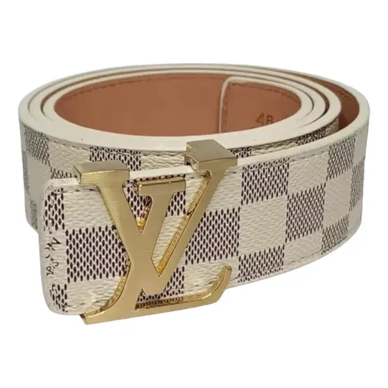 Cinto de grife LV Fivela